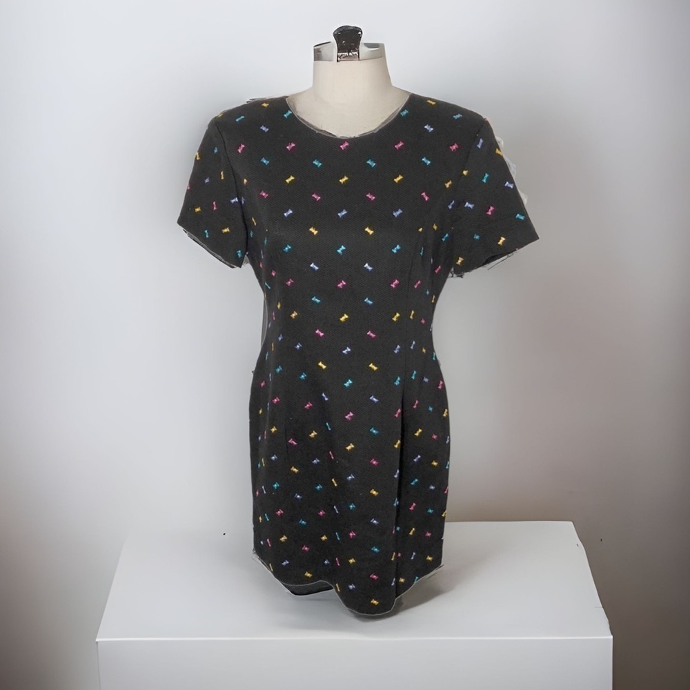 Vintage Misty Lane Bow Sheath Dress 10P Women’s